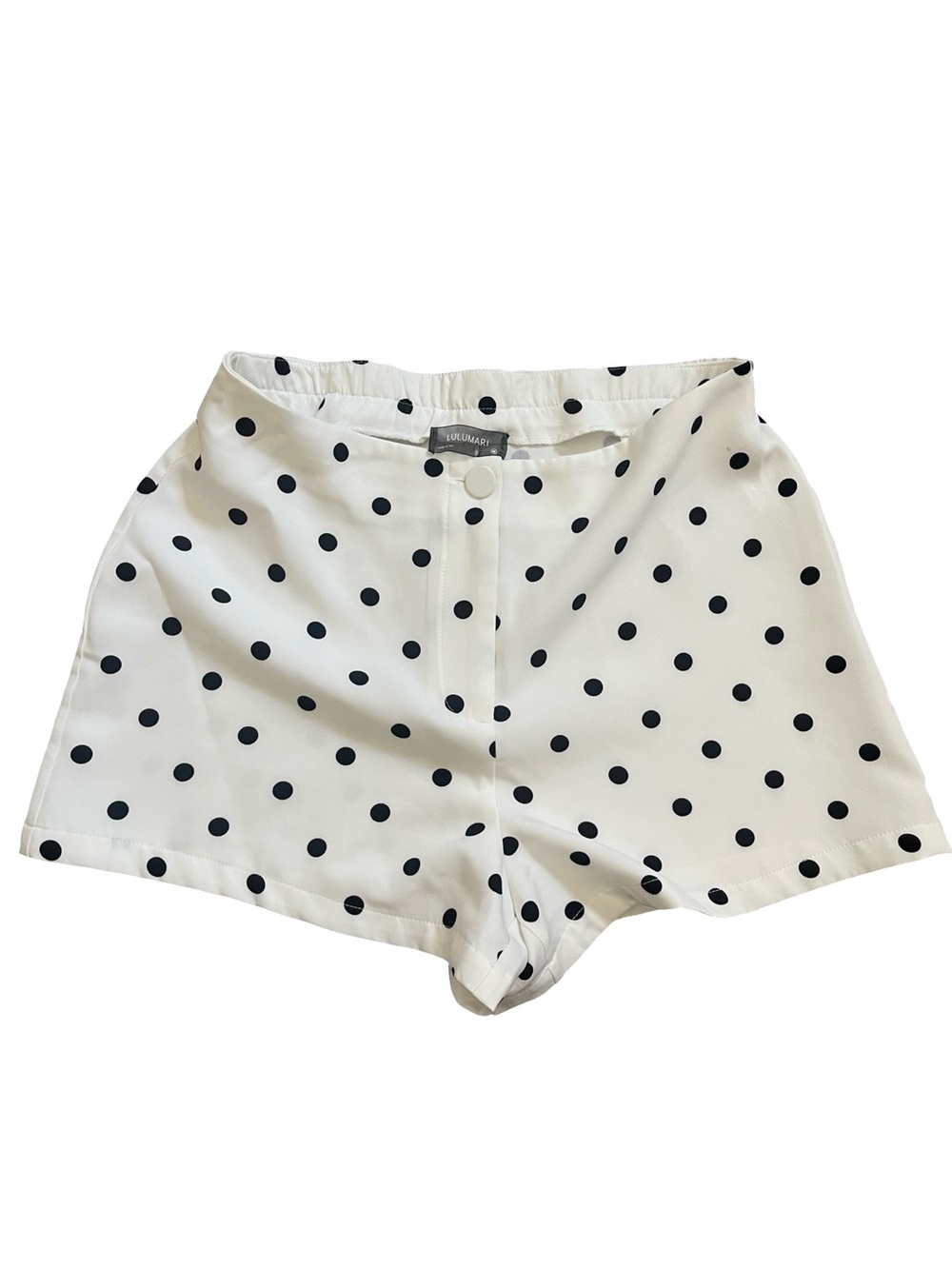 Lulumari Polka Dot 2-Piece Set - Vest & High-Waist Shorts size M - Picture 6 of 11